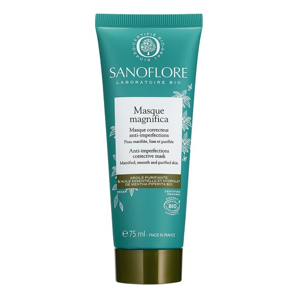 Magnifica - Masque purifiant certifié bio pour peau mixte à grasse, SANOFLORE