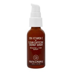 15% Vitamin C+ Clean Caffeine Energy Serum - Sérum énergisant à la caféine , YOUTH TO THE PEOPLE