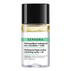 Démaquillant Waterproof Eau Micellaire + Huil? Visage et Yeu? Format voyage