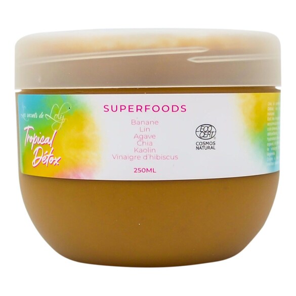 Tropical Détox - Masque détoxifiant et clarifiant 4 en 1, LES SECRETS DE LOLY