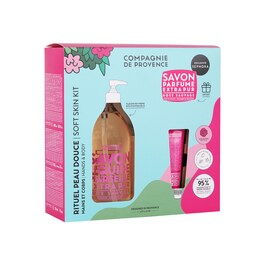 Rituel peau douce - Coffret soin mains et corps Rose Sauvage