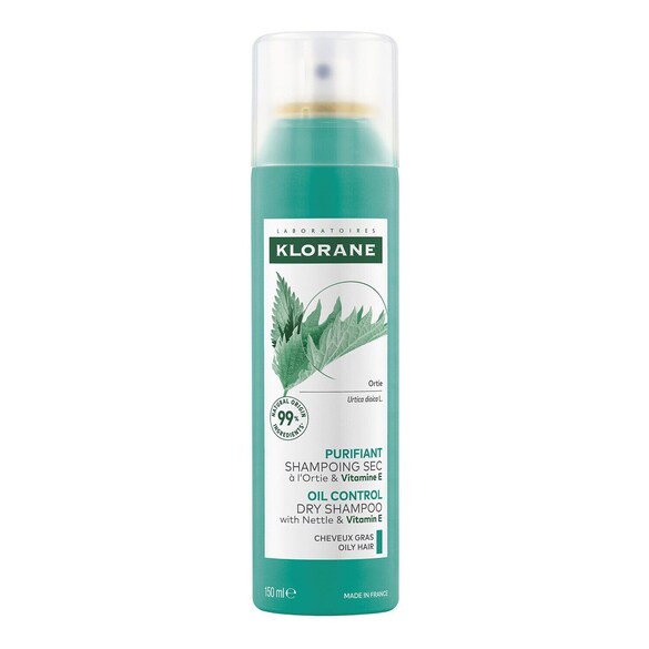Shampoing sec séboréducteur à l'Ortie - L'original - Cheveux gras, KLORANE