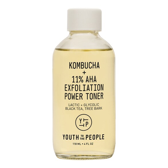 Kombucha + 11% AHA Exfoliation Power Toner - Toner Exfoliant Visage, YOUTH TO THE PEOPLE