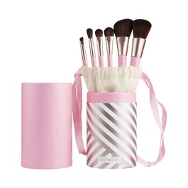 Set pinceaux initial - Set de 6 pinceaux maquillage yeux et visage