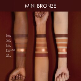 Mini Bronze -  Mini Palette De Fards À Paupières Format Voyage