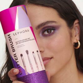 Glitter Brush Set - Kit De 4 Pinceaux Yeux