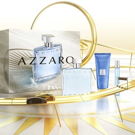 Chrome - Coffret Eau de Toilette, Shampooing Cheveux & Corps et Format Voyage