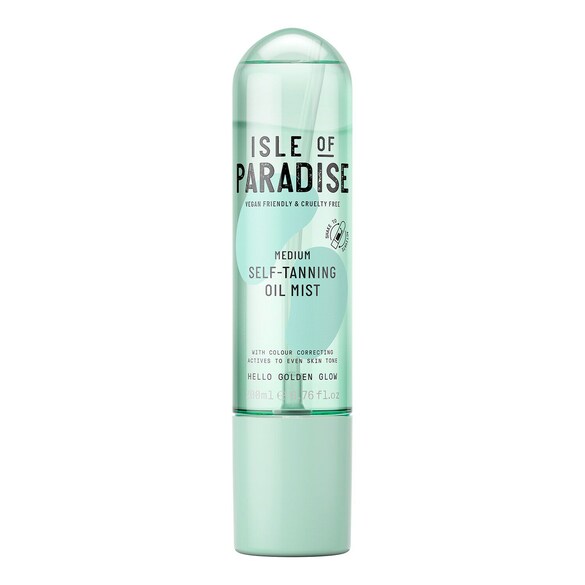 Self-Tanning Oil Mist - Huile autobronzante pour le corps Medium, ISLE OF PARADISE