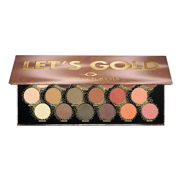 Let's Gold Palette  - Palette de fards à paupières, MAKE UP FOR EVER