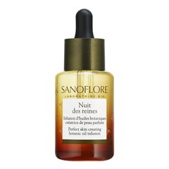 Reines - Huile de nuit sèche visage éclat certifiée Bio, SANOFLORE