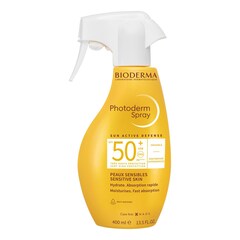 Photoderm Spray SPF50+ - Spray corps hydratant peaux sensibles, BIODERMA