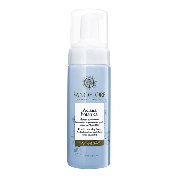 Aciana botanica - Mousse nettoyante visage et yeux certifiée bio, SANOFLORE