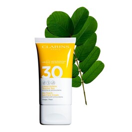Crème Solaire Toucher Sec Visage UVA/UVB 30 Enrichie en antioxydants