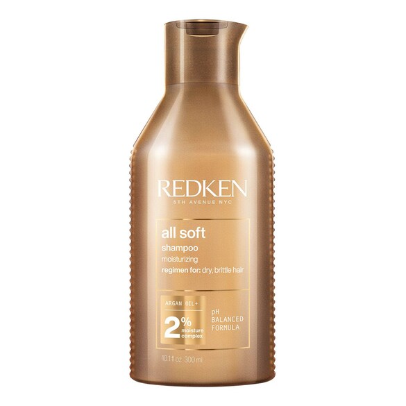 All Soft - Shampoing hydratant cheveux secs et rêches, REDKEN