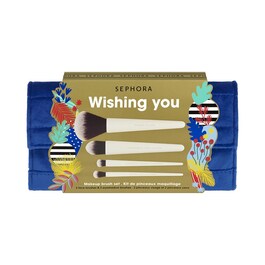 Kit de 4 pinceaux et leur trousse de voyage - Wishing You