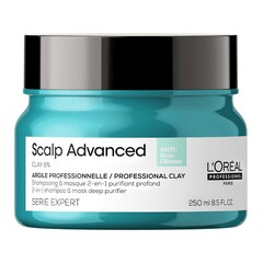 Serie Expert Scalp Advanced - Argile professionnelle shampoing et masque 2-en-1, L'Oréal Professionnel