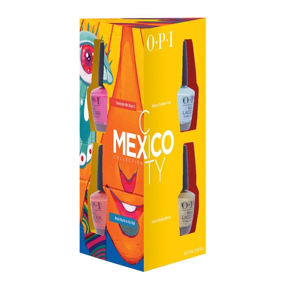 Kit 4 minis Collection Mexico - Coffret Vernis à Ongles Longue Durée, OPI