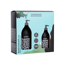 Duo Black is Black  - Coffret soin mains et corps Thé Noir