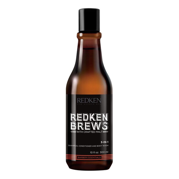 Redken Brews Haircare - Shampoing homme 3-en-1, REDKEN