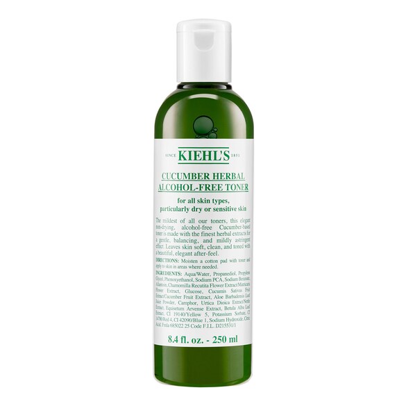 Cucumber Herbal Alcohol-Free Toner - Tonique au concombre pour peaux sensibles, KIEHL'S SINCE 1851