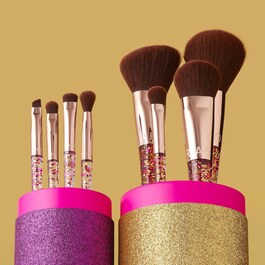 Glitter Brush Set - Kit De 4 Pinceaux Visage Et Yeux