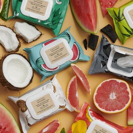 Lingettes démaquillantes et exfoliantes - Lingettes compostables