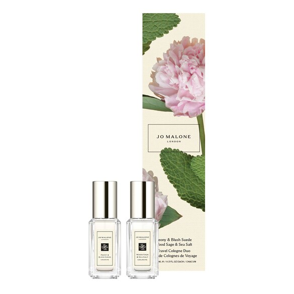 Wood Sage & Sea Salt/ Peony Blush & Suede - Duo De Voyage Combinaison De Cologne, JO MALONE LONDON