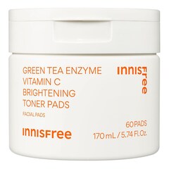 Disques Éclat à L'Enzyme Thé Vert et à la Vitamine C - Soin anti-tâches, INNISFREE