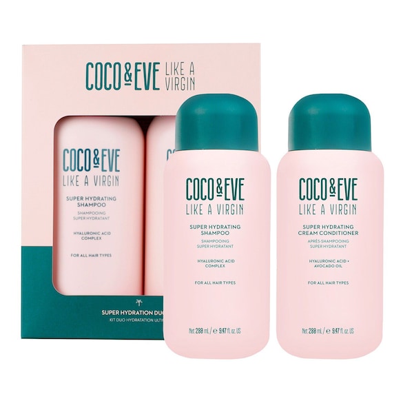 Super Hydration Duo - Kit Routine Shampoing et Après-Shampoing Hydratant, COCO & EVE