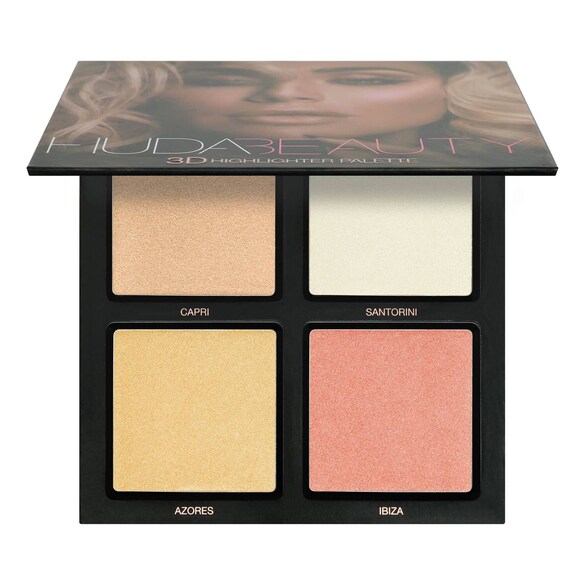 3D Highlighter Palette - Palette d'Highlighter, HUDA BEAUTY