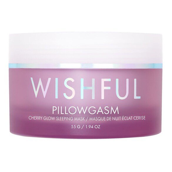 Pillowgasm Cherry Glow Sleep - Masque de nuit, WISHFUL