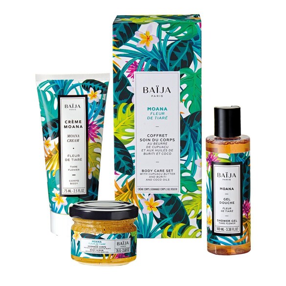 MOANA FLEUR DE TIARÉ  - Coffret Rituel Soins Corps, BAÏJA