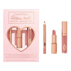 Pillow Talk Iconic Mini Lip Kit - Coffret maquillage lèvres, CHARLOTTE TILBURY