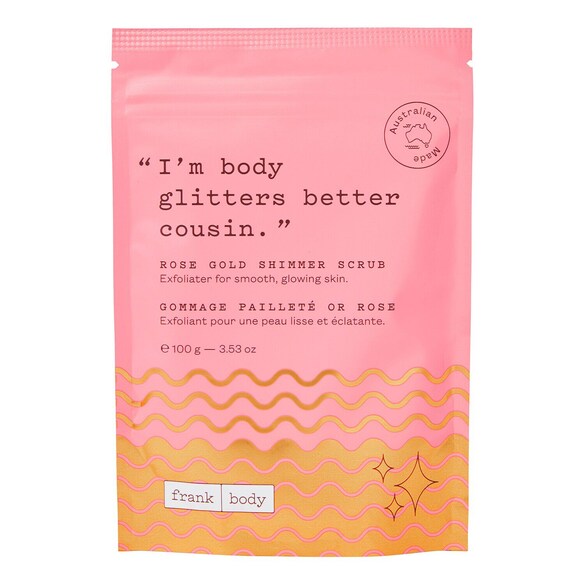 rose gold shimmer scrub - gommage scintillant