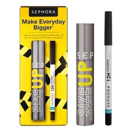Kit mascara Size Up et crayon contour yeux 12h - Coffret maquillage