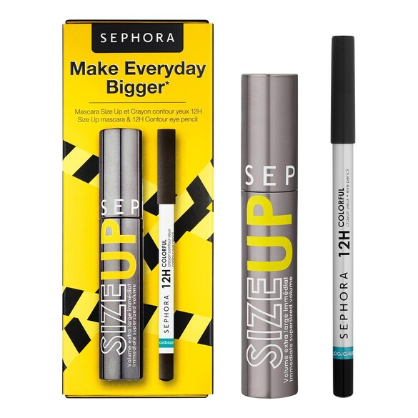 Kit mascara Size Up et crayon contour yeux 12h - Coffret maquillage, SEPHORA COLLECTION