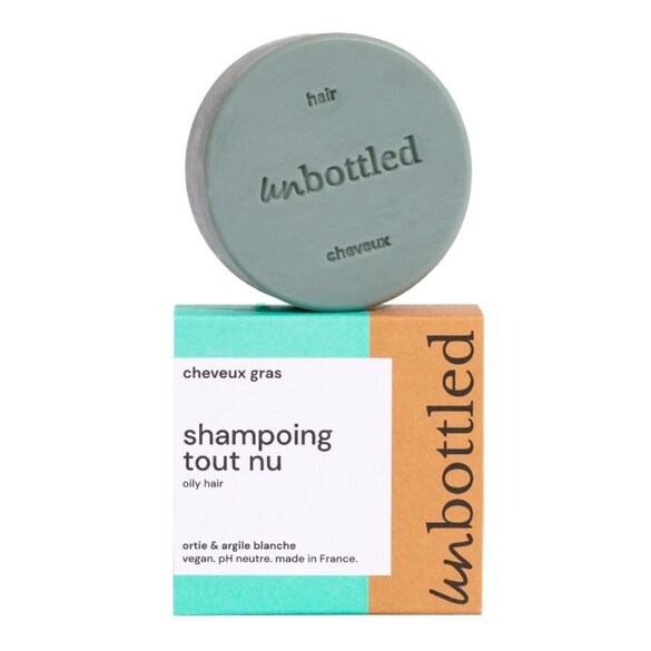 Shampoing Tout Nu - Shampoing solide pour cheveux gras, UNBOTTLED