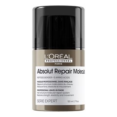 Serie Expert Absolut Repair Molecular - Masque sans rinçage pour cheveux abîmés, L'Oréal Professionnel