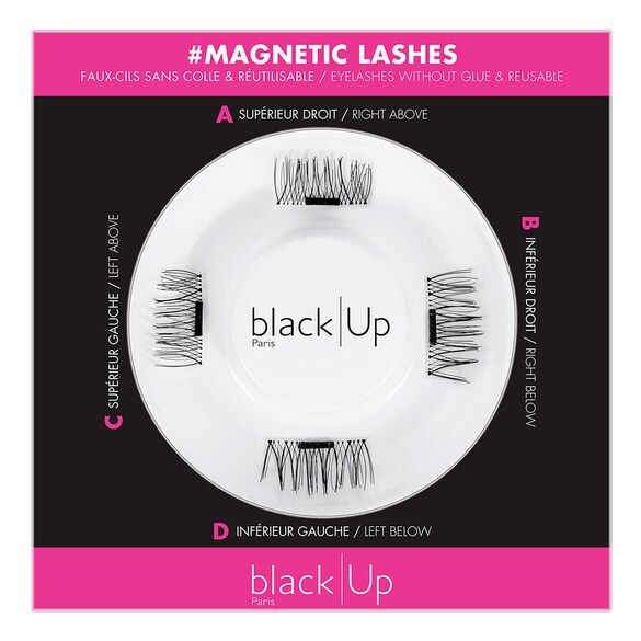Magnetic lashes - Faux-cils avec pose aimantée, BLACK UP