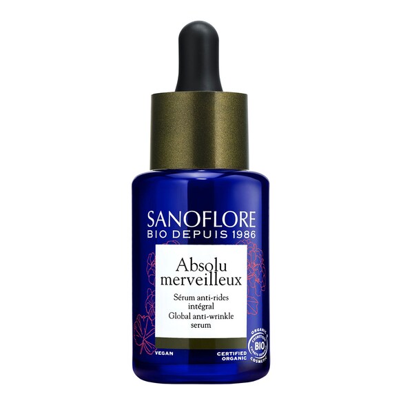 Merveilleuse - Sérum anti-rides intégral acide hyaluronique d'origine naturelle, SANOFLORE