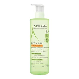 Exomega - Gel lavant émollient 2 en 1 anti-grattage