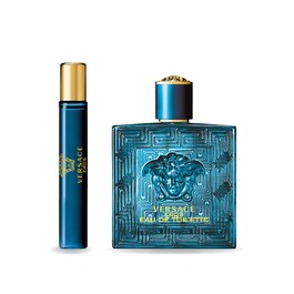 VERSACE EROS - Coffret Eau de Toilette et cadeaux voyage