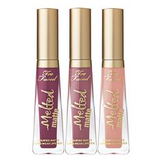 Sephora TOO FACED MELTED MATTE LIPSTICK TRIO SET ROUGE À LÈVRES