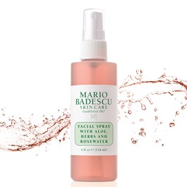 Spray visage à l'aloe vera, aux plantes aromatiques et à l'eau de rose