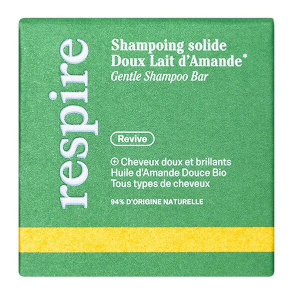 Shampoing Solide - Parfum Lait d'Amandes, RESPIRE