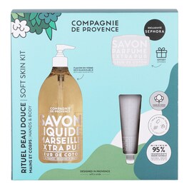 Rituel peau douce - Coffret soin mains et corps Fleur de Coton
