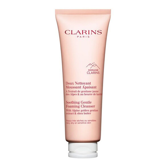 Doux Nettoyant Moussant Apaisant - Peaux très sèches ou sensibles, CLARINS