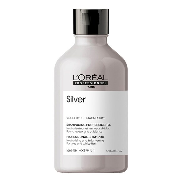 Silver - Shampoing pour cheveux gris et blancs, L'Oréal Professionnel