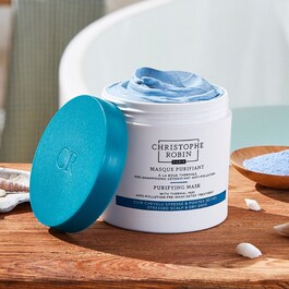 Masque purifiant à la boue thermale - Soin capillaire détoxifiant revitalisant