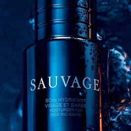 Sauvage - Soin hydratant visage et barbe parfumé - Hydrate et adoucit